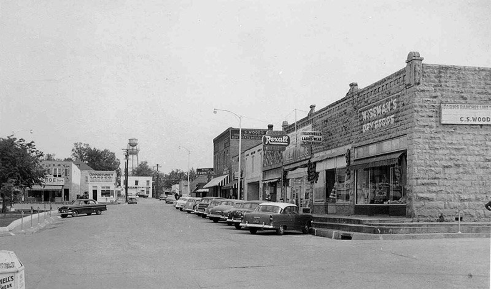 The historic Baker Street entertainment district, downtown Mountain Home